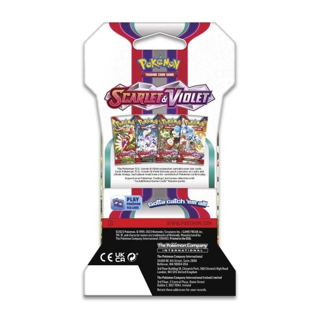 Scarlet & Violet Sleeved Booster Packs (5 pack)