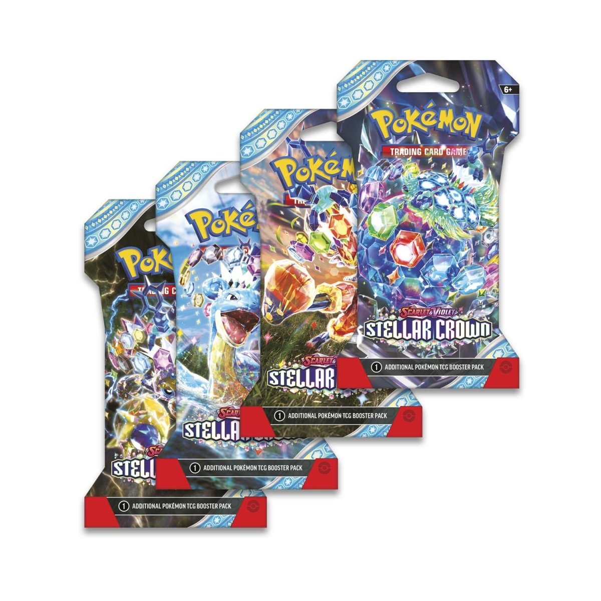 Stellar Crown Sleeved Booster Packs (5 pack)