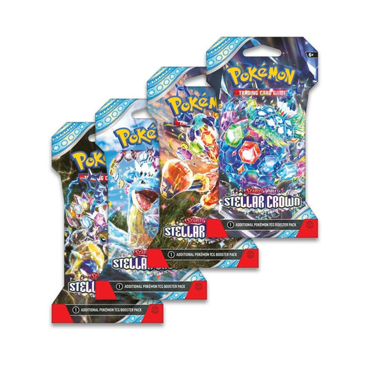 Stellar Crown Sleeved Booster Packs (5 pack)