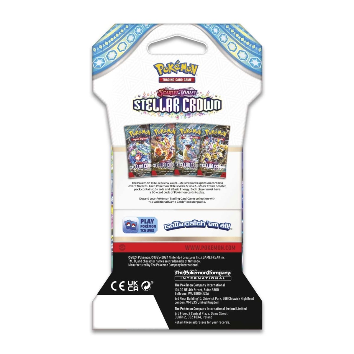 Stellar Crown Sleeved Booster Packs (5 pack)